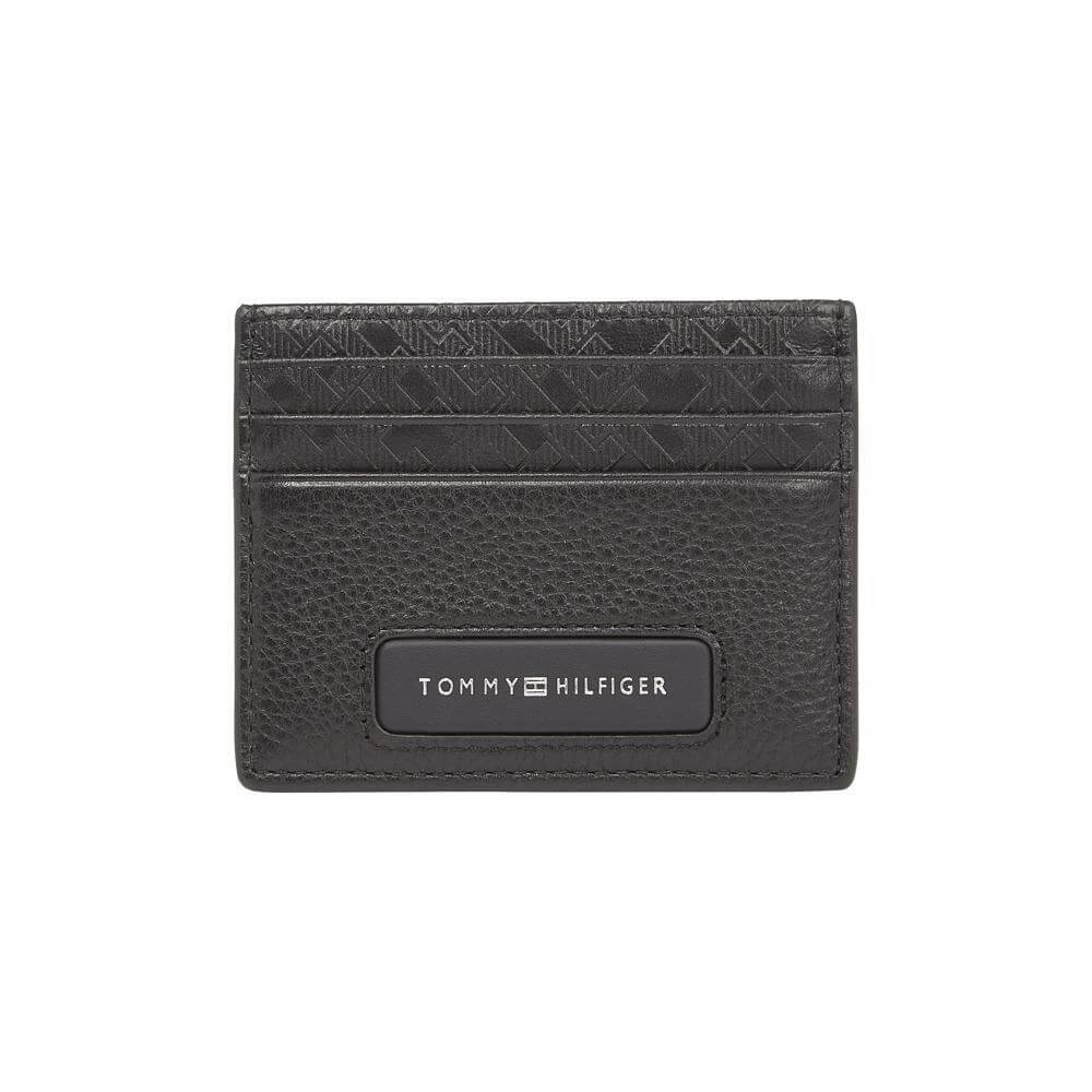 Tommy Hilfiger Monogram Leather Credit Card Holder